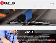 Tablet Screenshot of cwbagmachinery.com